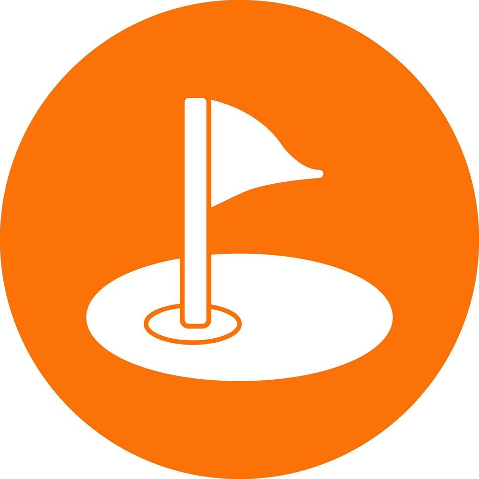 Golf Kurs Vektor Symbol Design