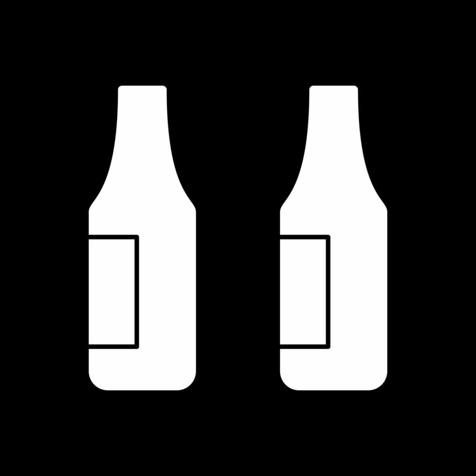 Bierflaschen-Vektor-Icon-Design vektor