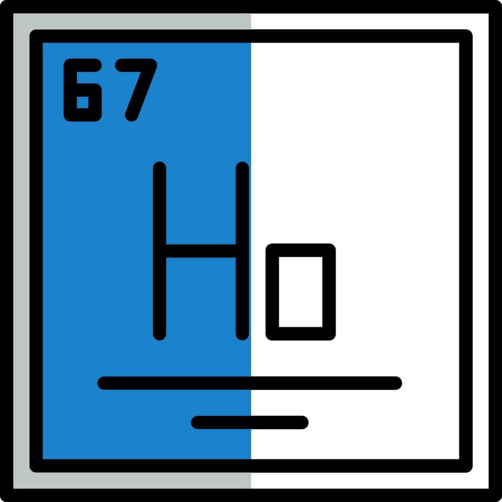 Holmium Vektor Symbol Design