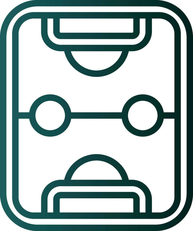 Hockeyfeld-Vektor-Icon-Design vektor