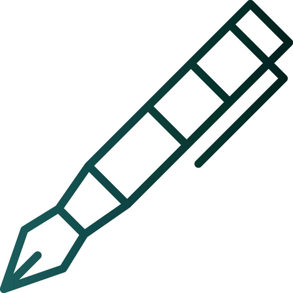 Stift-Vektor-Icon-Design vektor