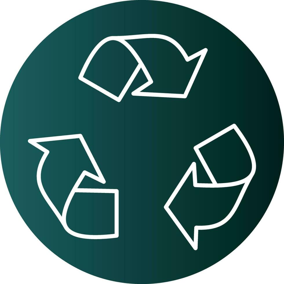 Recycling-Vektor-Icon-Design vektor