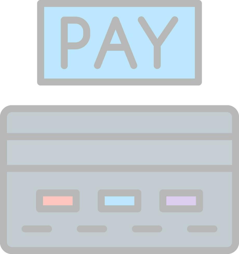 betalningar vektor ikon design
