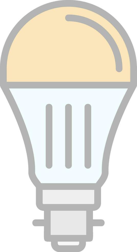 ljus Glödlampa vektor ikon design