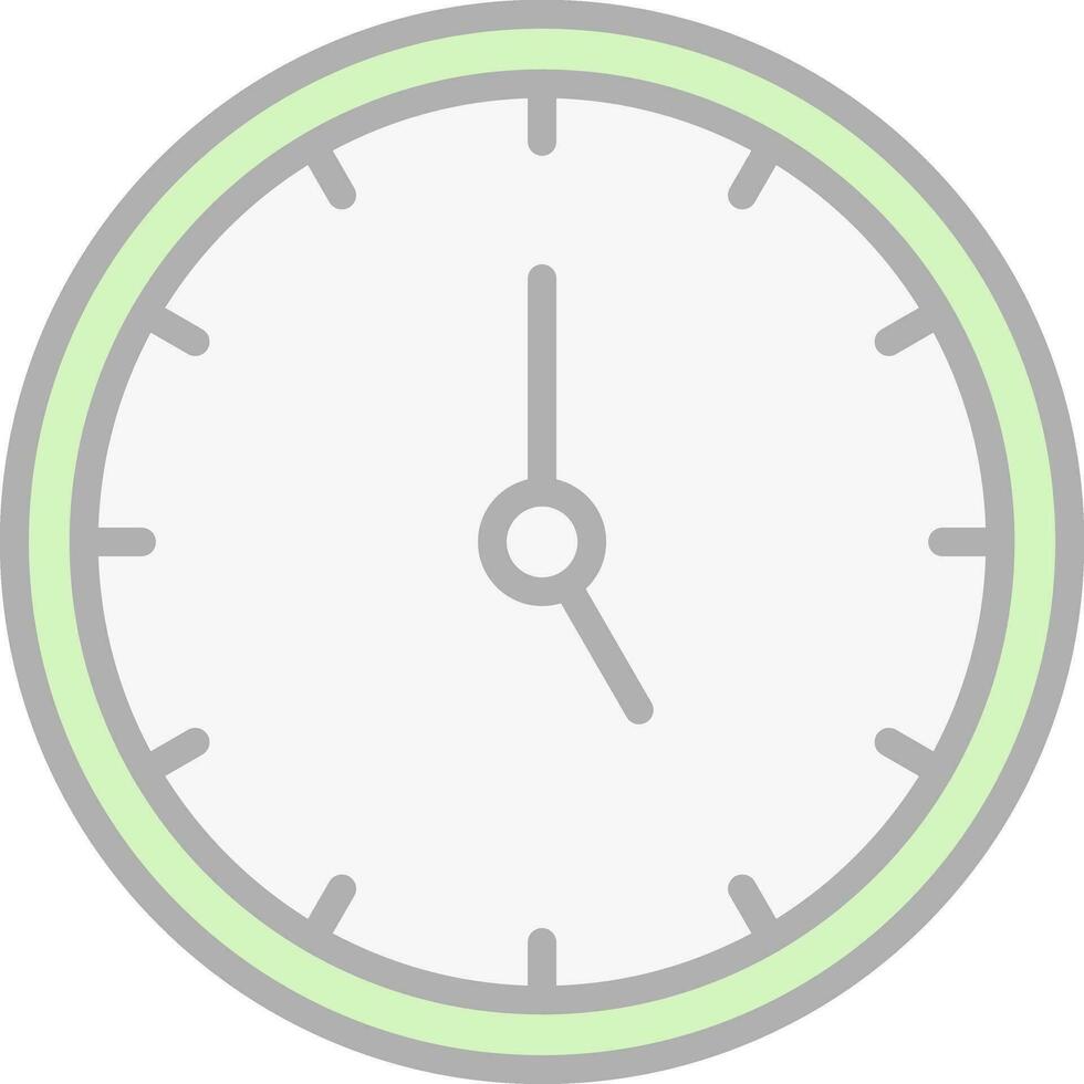 Uhr-Vektor-Icon-Design vektor