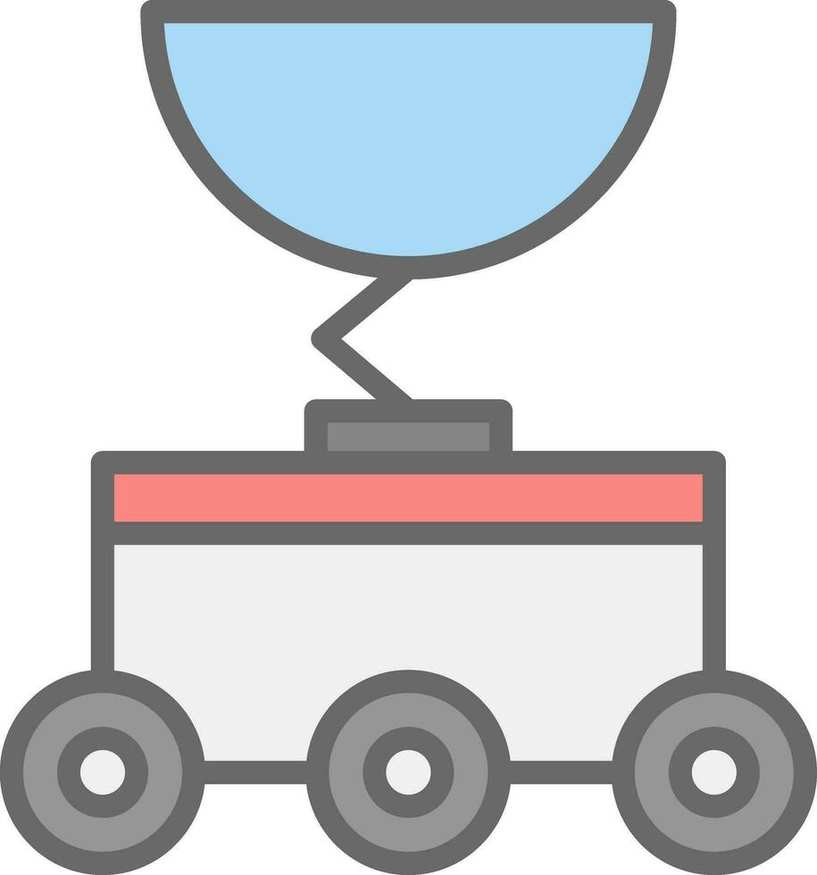 Mond Rover Vektor Symbol Design