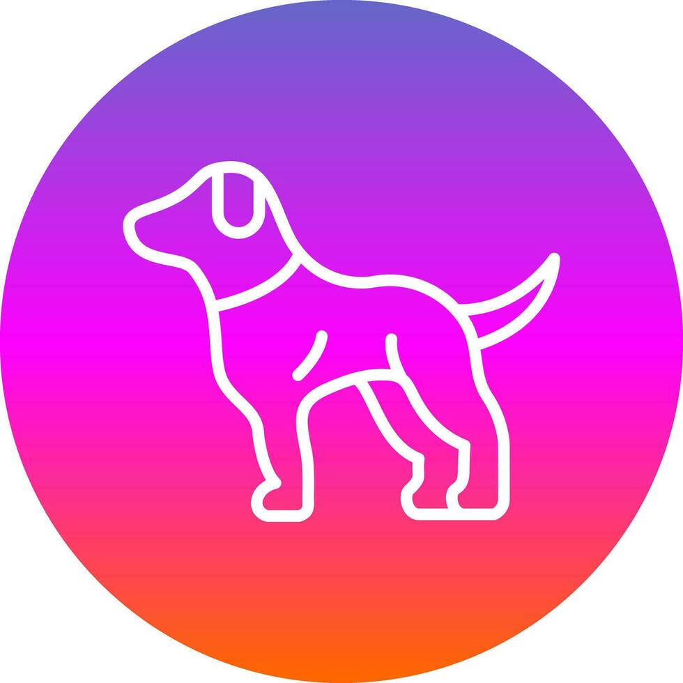 hund vektor ikon design