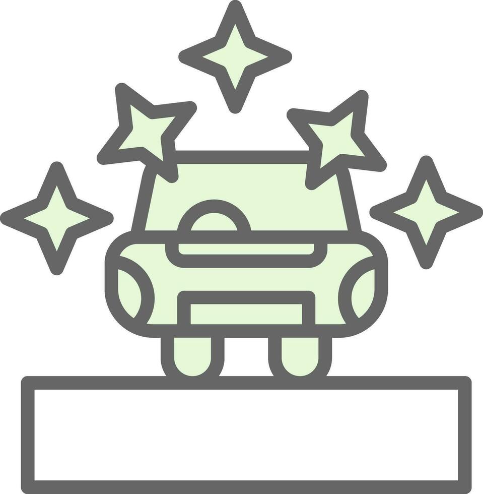 Auto Ausstellungsraum Vektor Symbol Design