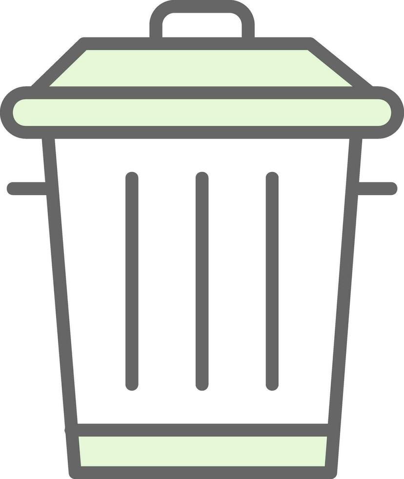 Trash-Vektor-Icon-Design vektor