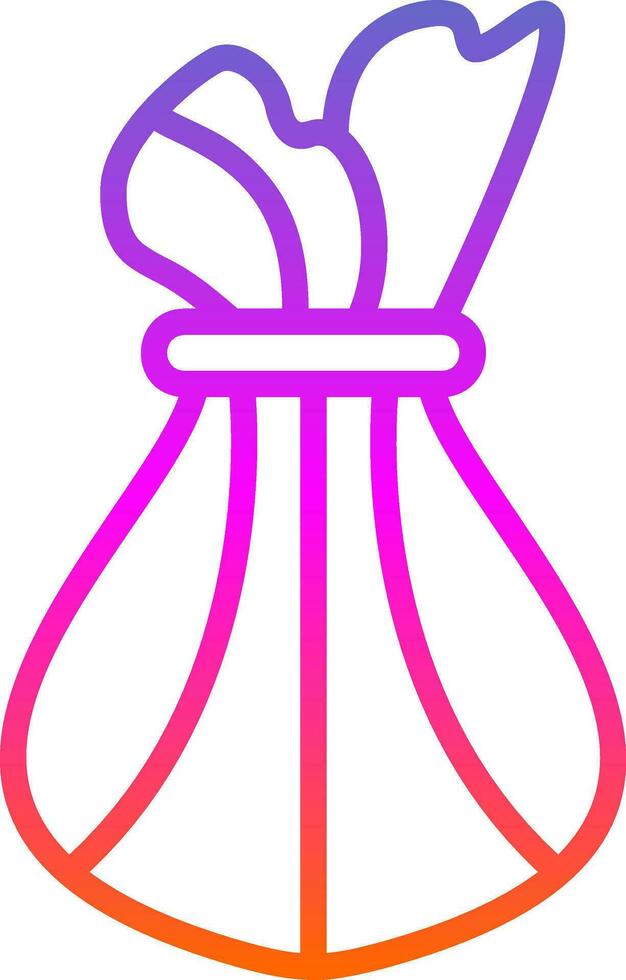 sväng stringtrosa vektor ikon design