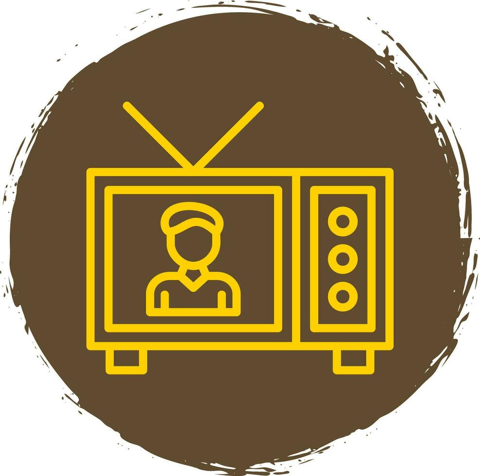 Fernseher Show Vektor Symbol Design