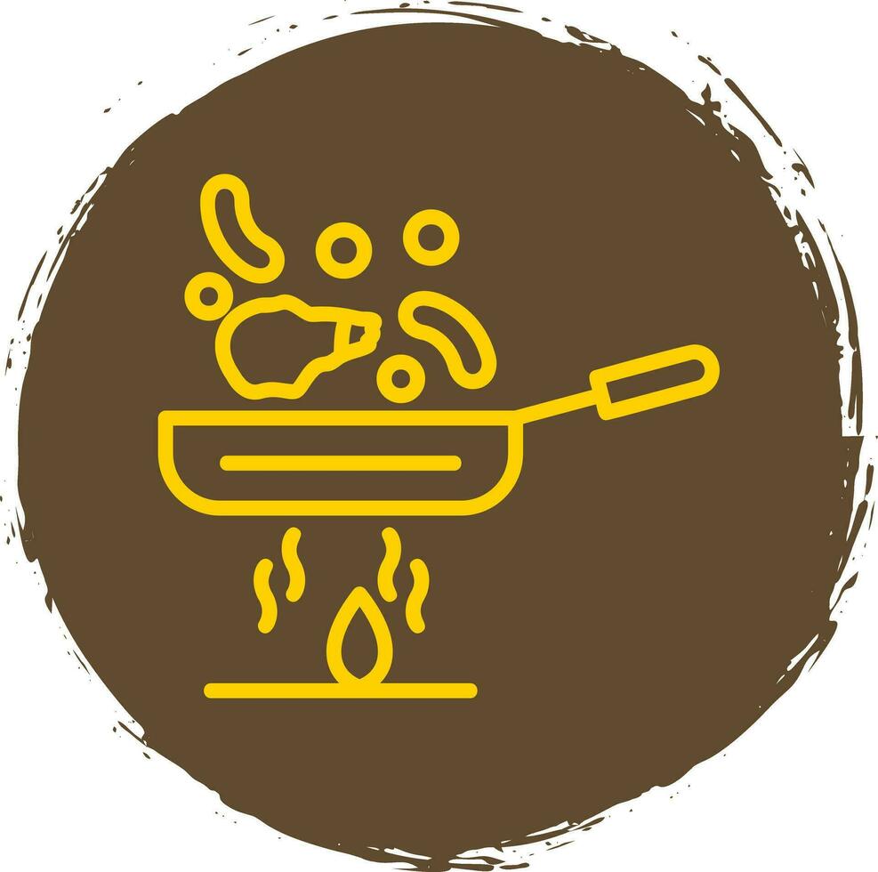 rühren braten Vektor Symbol Design