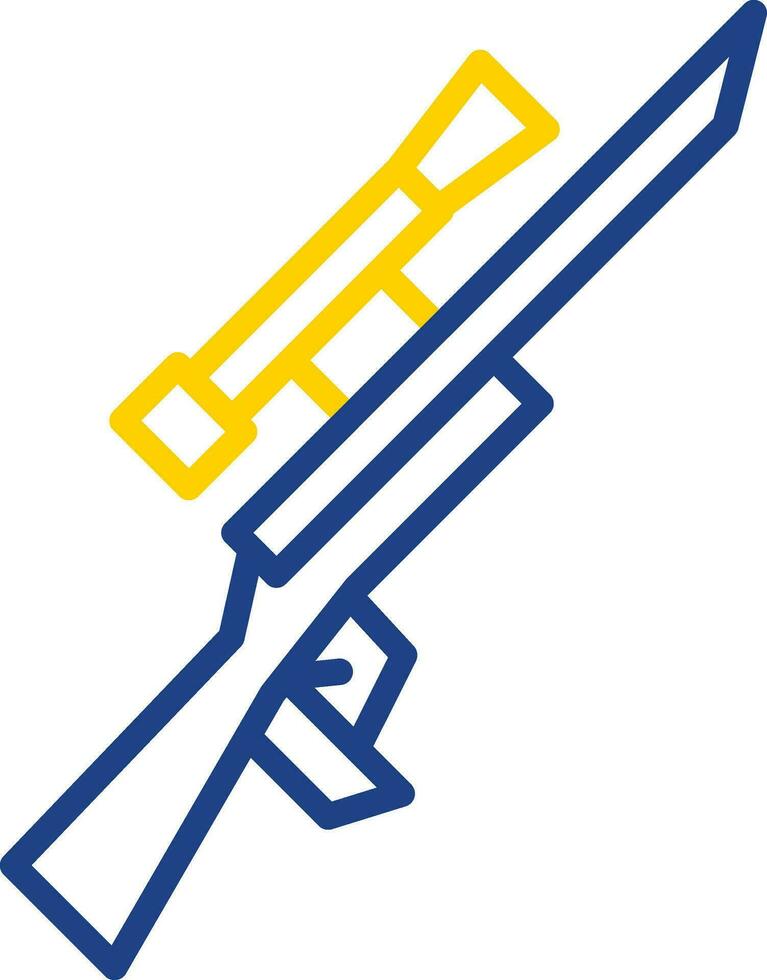 Gewehr-Vektor-Icon-Design vektor