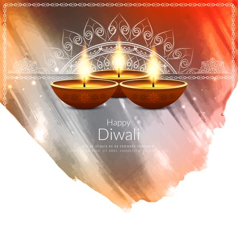 Abstrakter glücklicher Diwali Hintergrund vektor