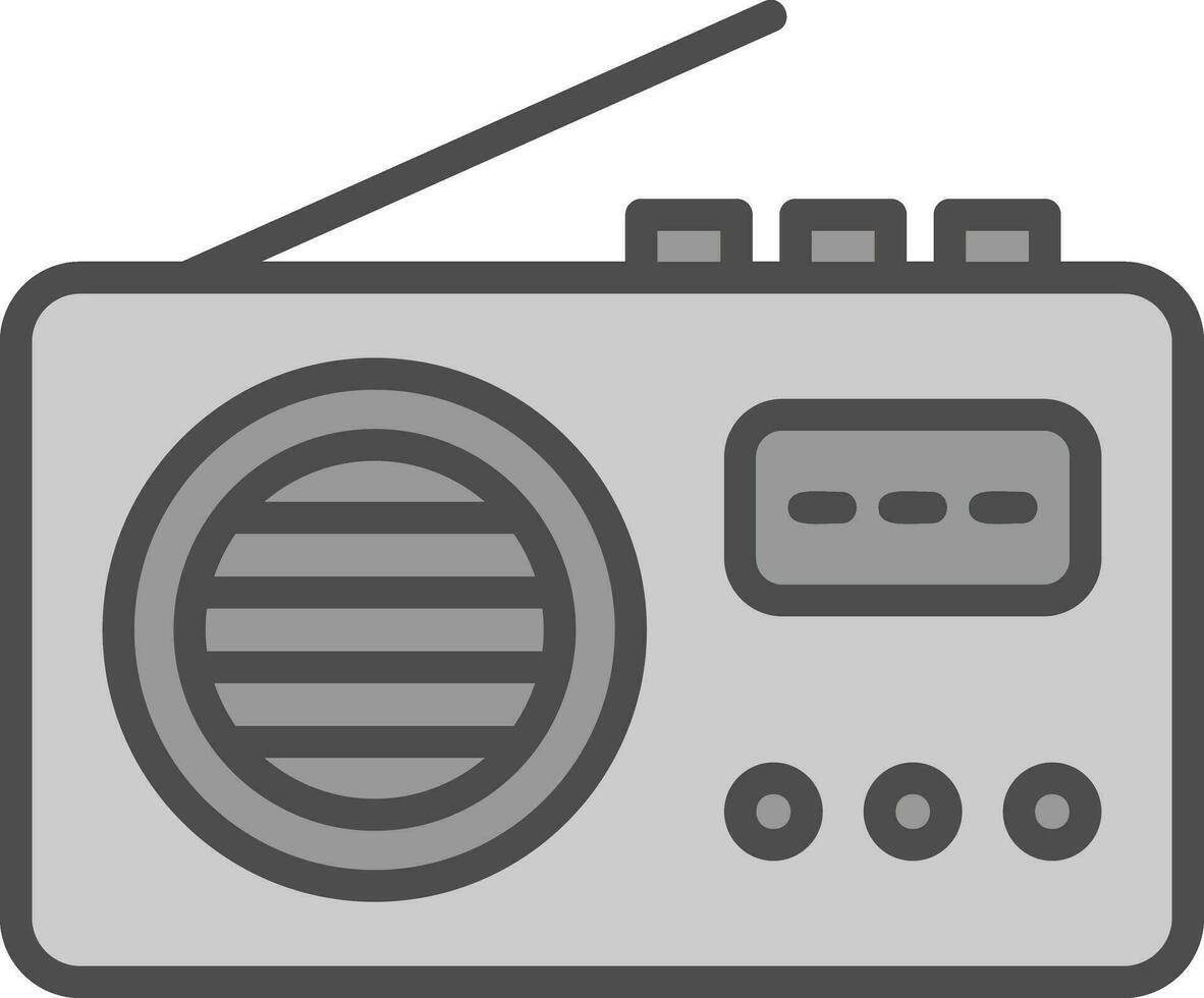 radio vektor ikon design