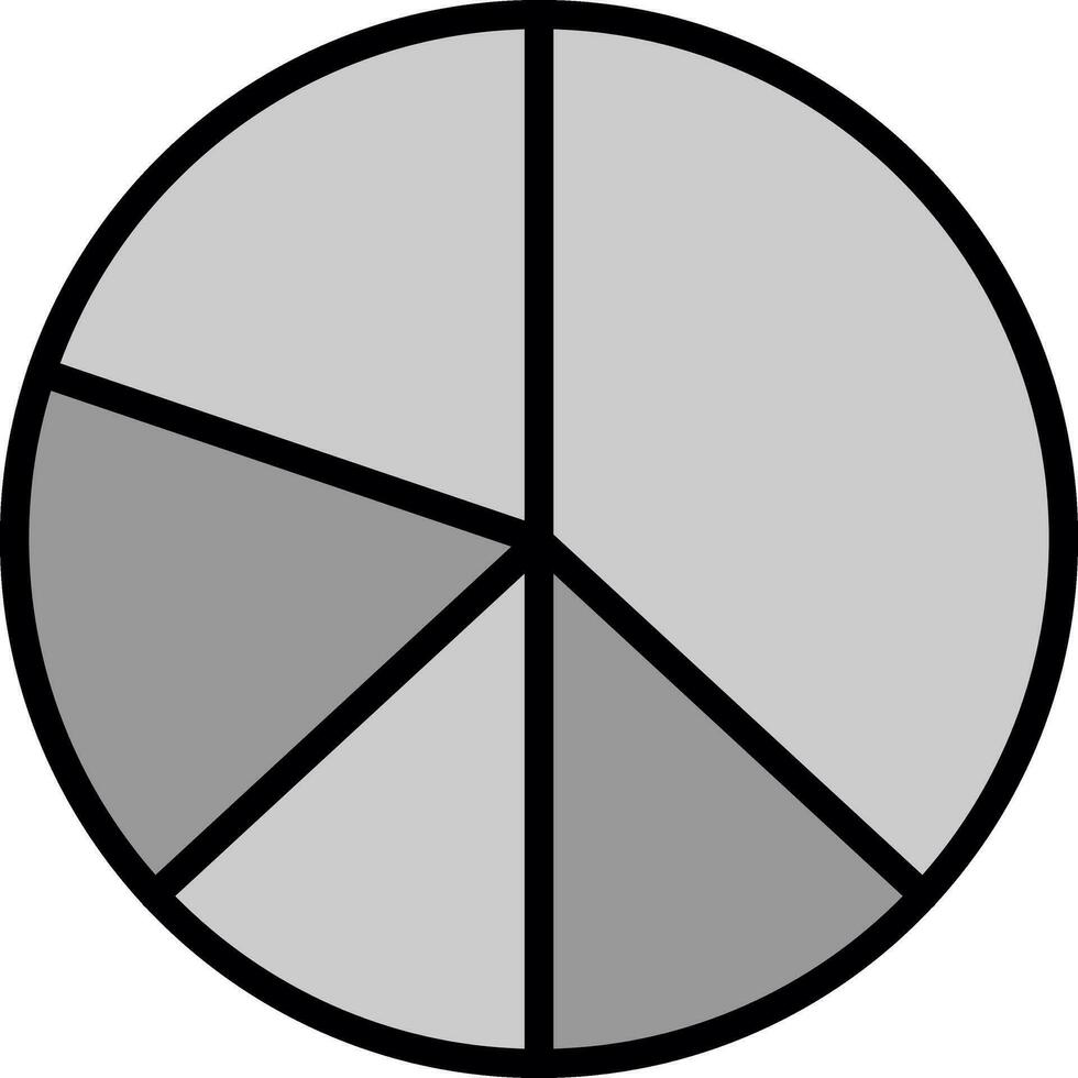 paj Diagram vektor ikon design