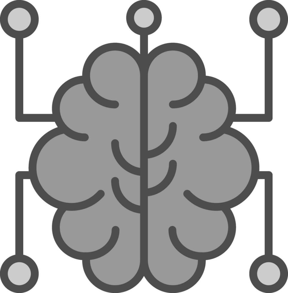 Verstand Steuerung Vektor Symbol Design