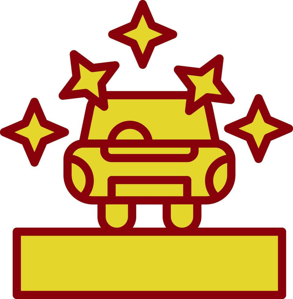 Auto Ausstellungsraum Vektor Symbol Design