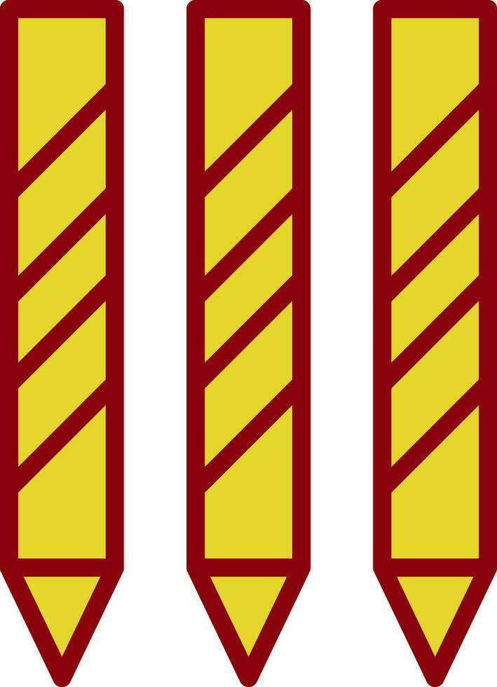 Farbe Bleistifte Vektor Symbol Design