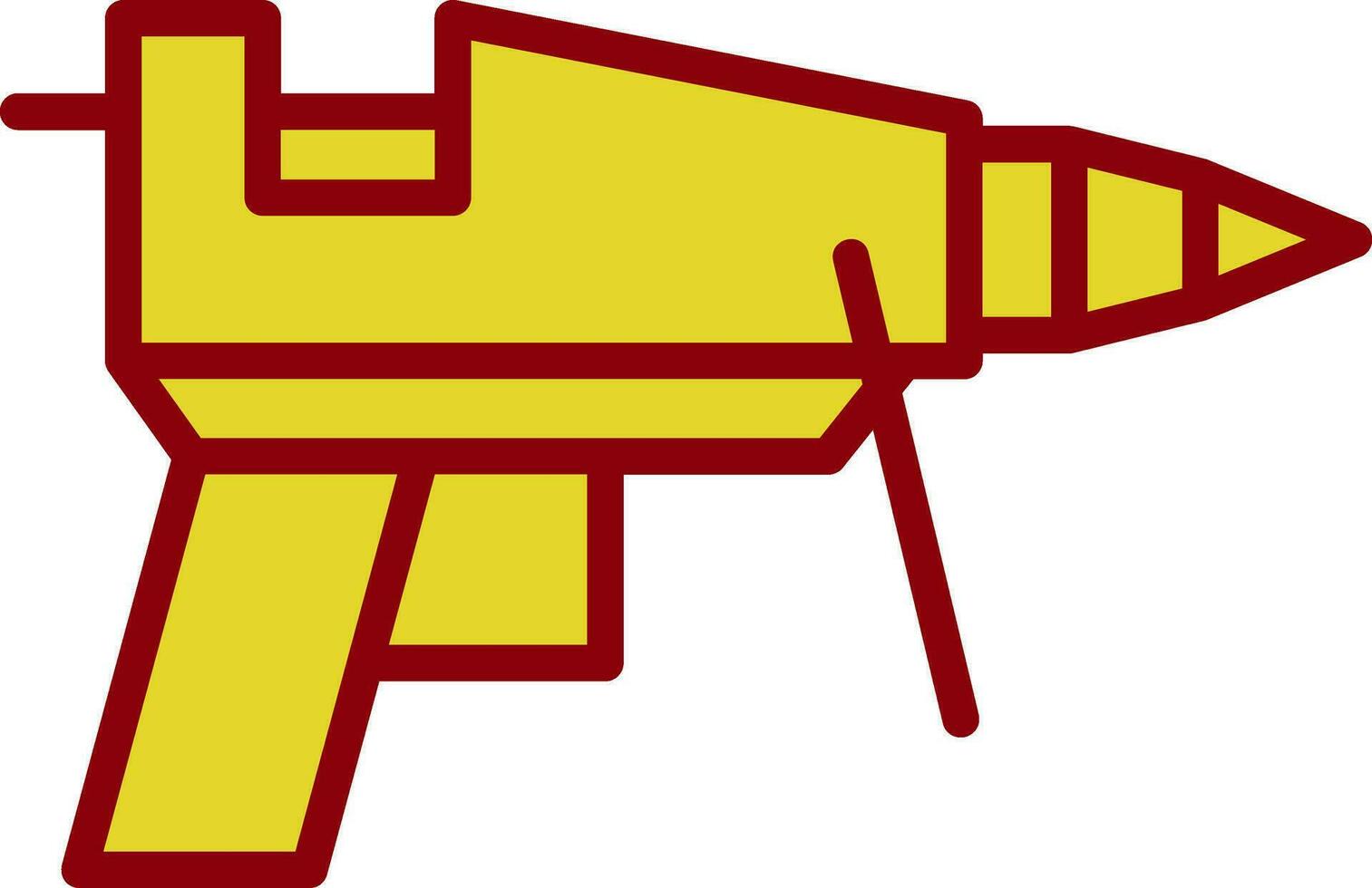 kleben Gewehr Vektor Symbol Design