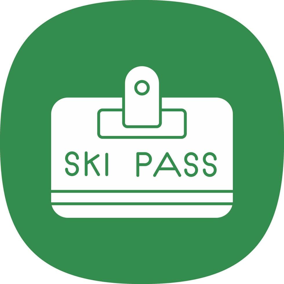 Ski bestehen Vektor Symbol Design