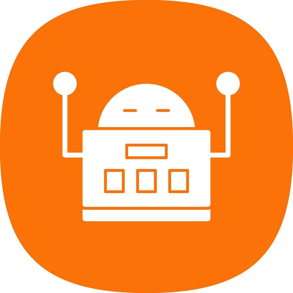 Roboter-Vektor-Icon-Design vektor