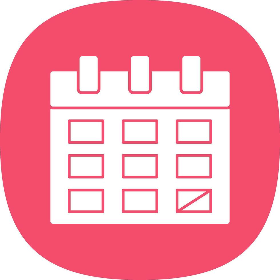 Kalender-Vektor-Icon-Design vektor