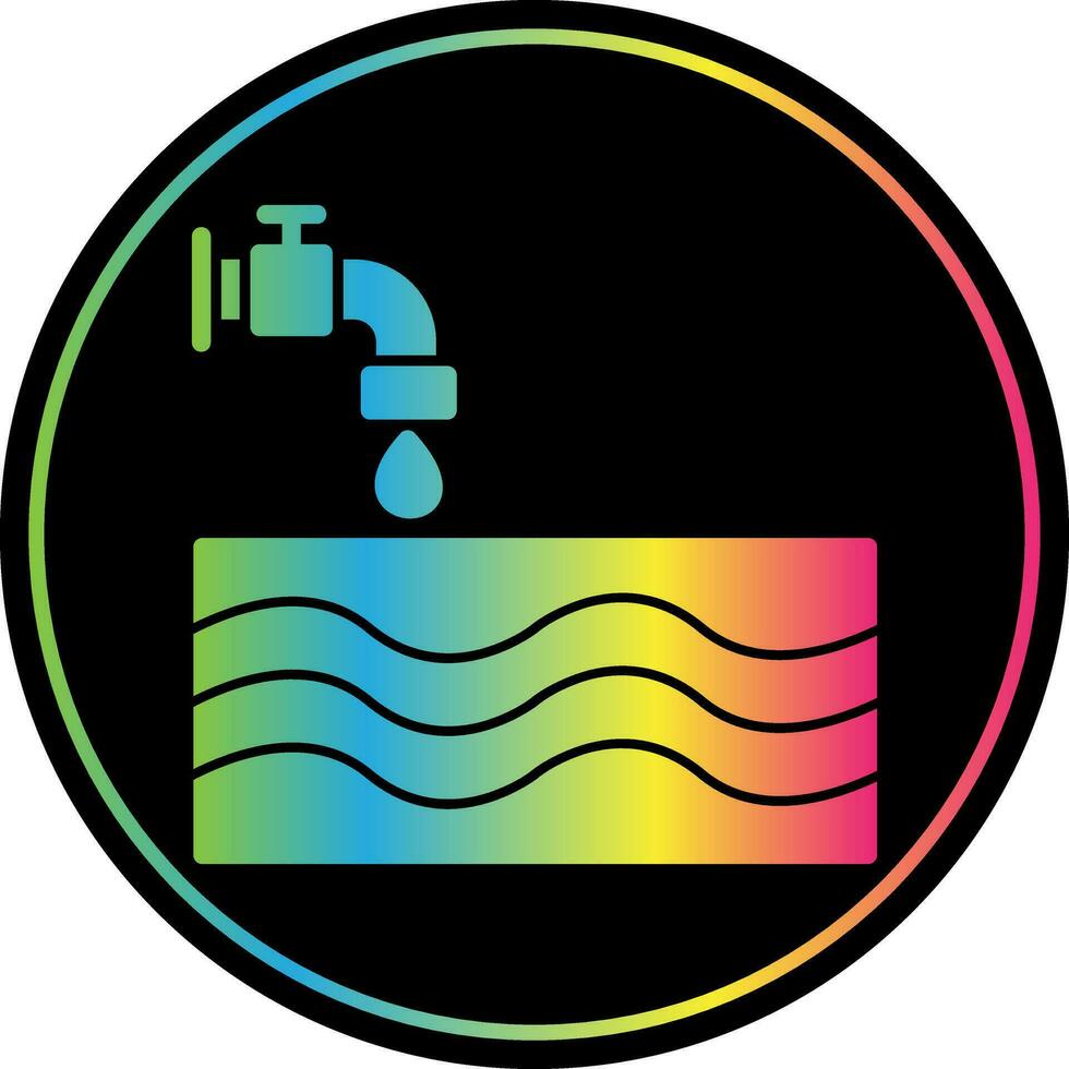 Wasser-Vektor-Icon-Design vektor