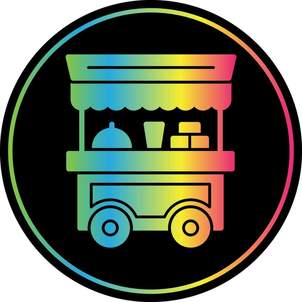 Food Cart Vektor-Icon-Design vektor