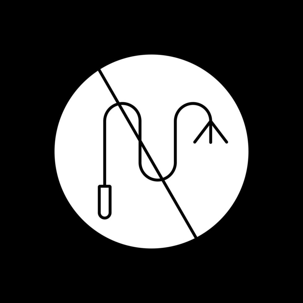 Nein Peitsche Vektor Symbol Design
