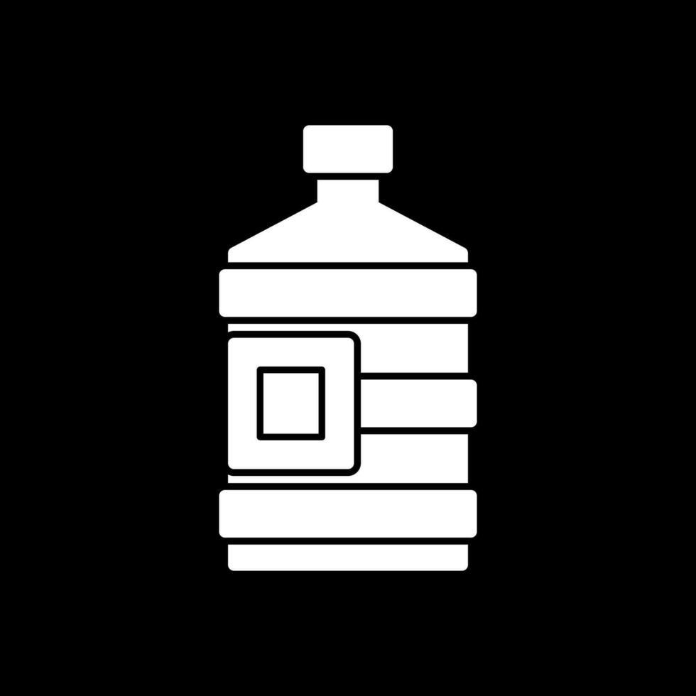 Wasserflaschen-Vektor-Icon-Design vektor