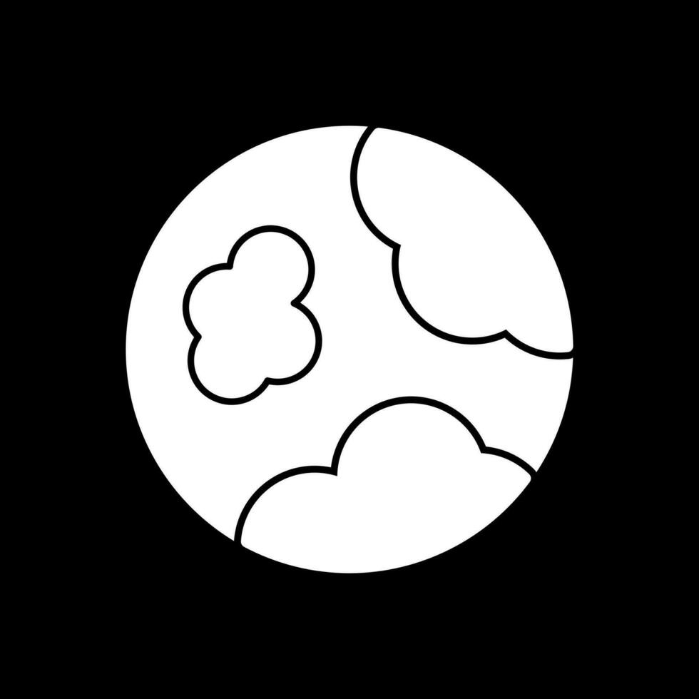 Planet Erde Vektor-Icon-Design vektor