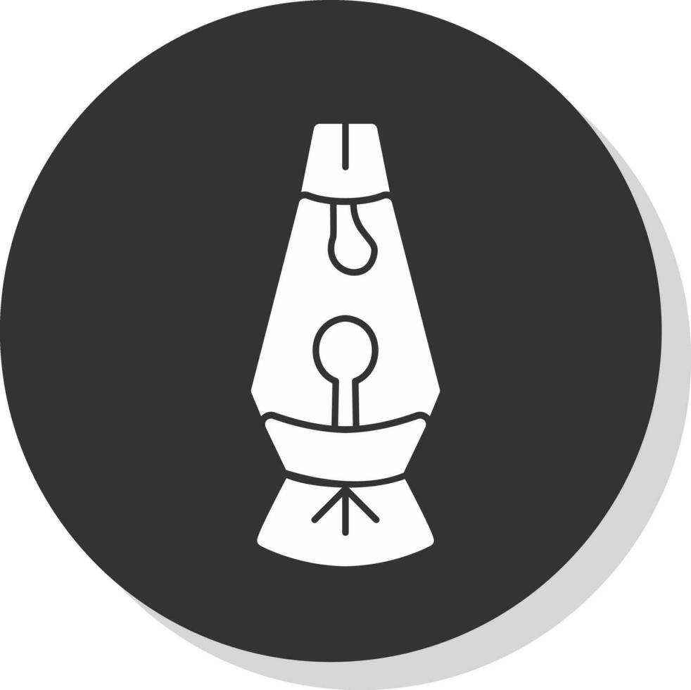 lava lampa vektor ikon design