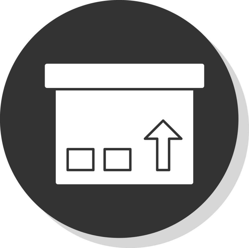 Paket-Box-Vektor-Icon-Design vektor