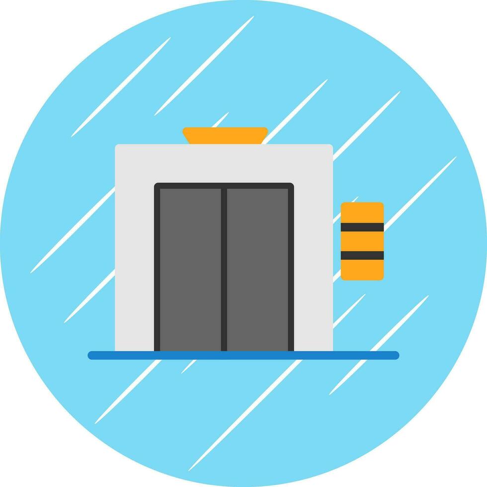 Lift-Vektor-Icon-Design vektor