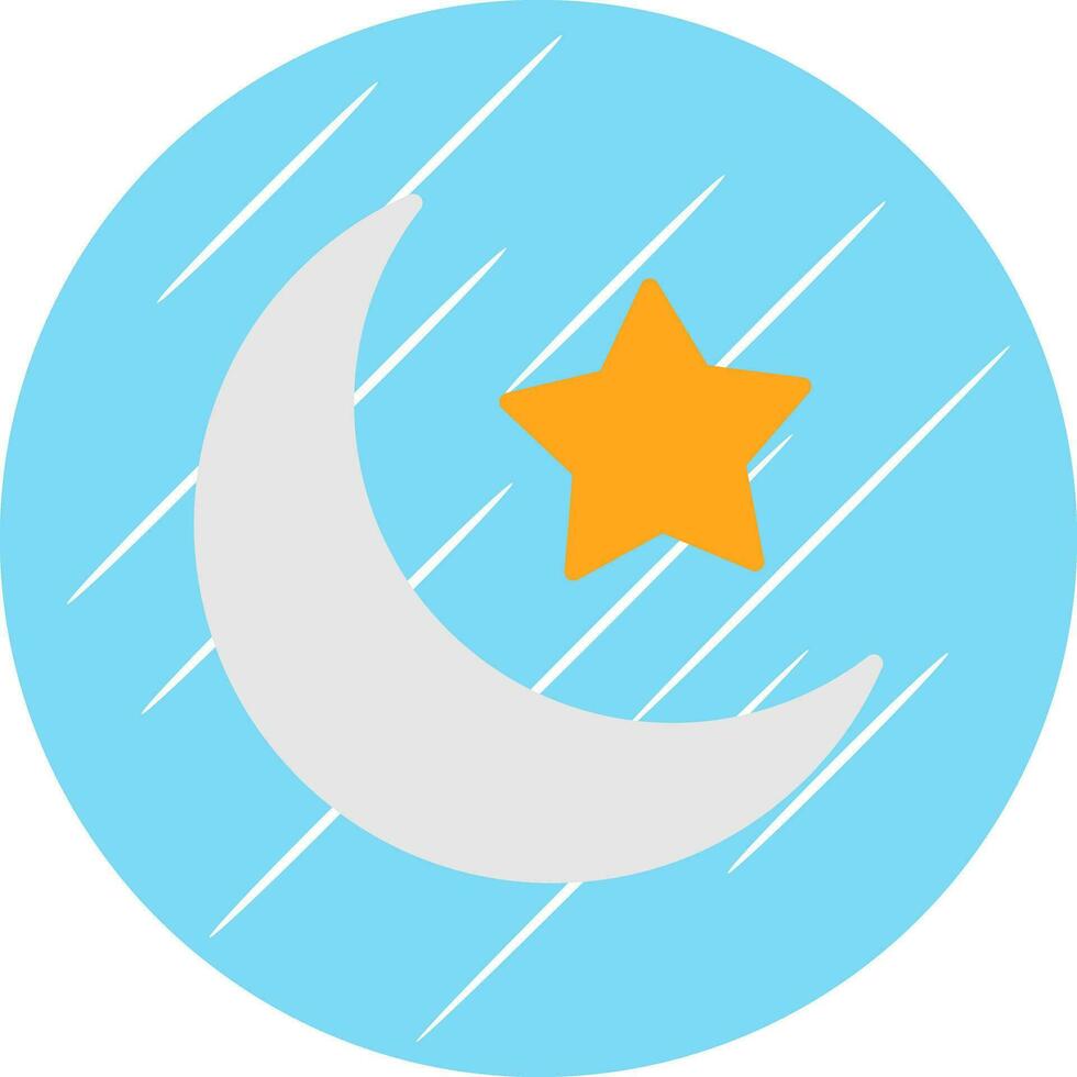 Mond-Vektor-Icon-Design vektor