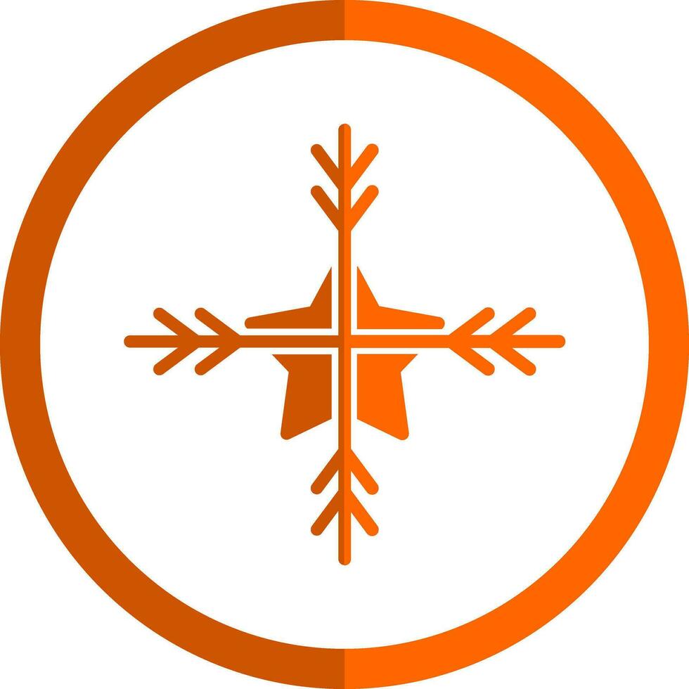 Schnee-Vektor-Icon-Design vektor