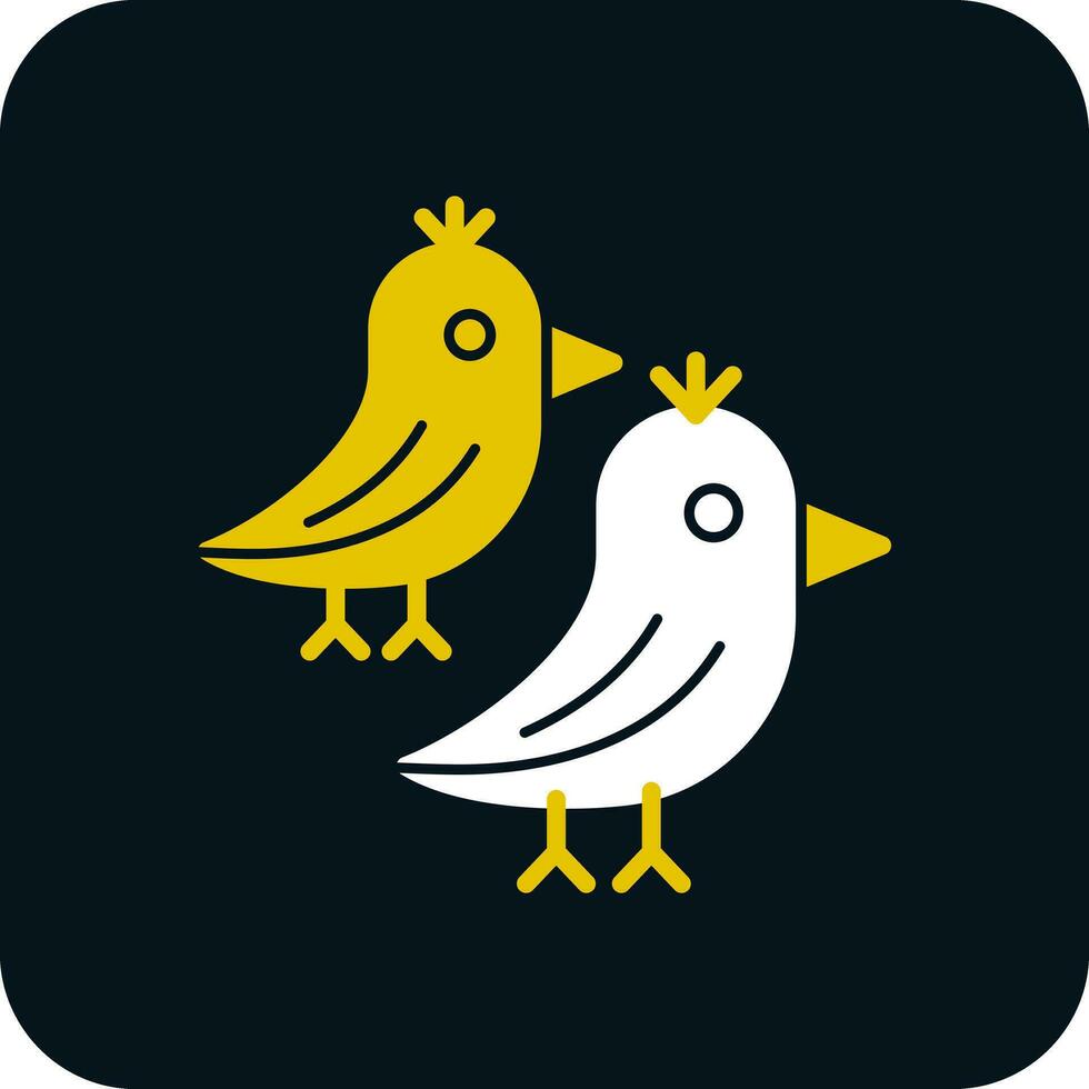 fåglar vektor ikon design