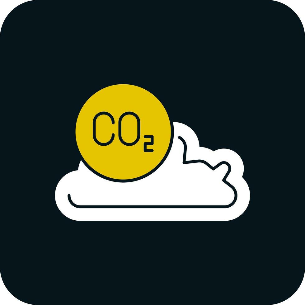 kol dioxid vektor ikon design