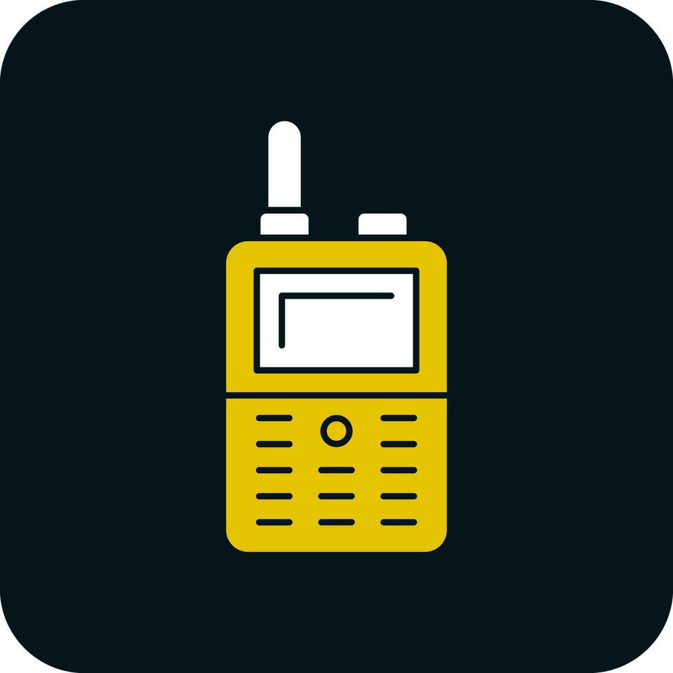 Walkie-Talkie-Vektor-Icon-Design vektor