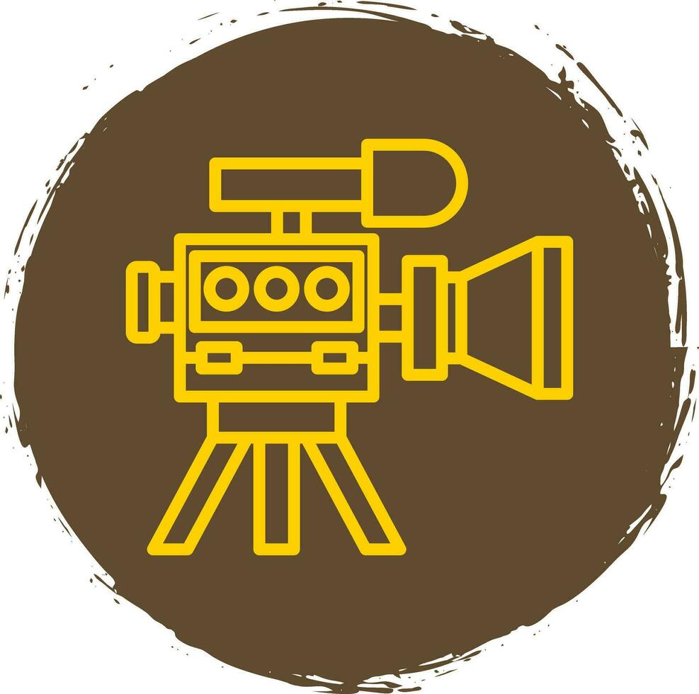 Videokamera-Vektor-Icon-Design vektor