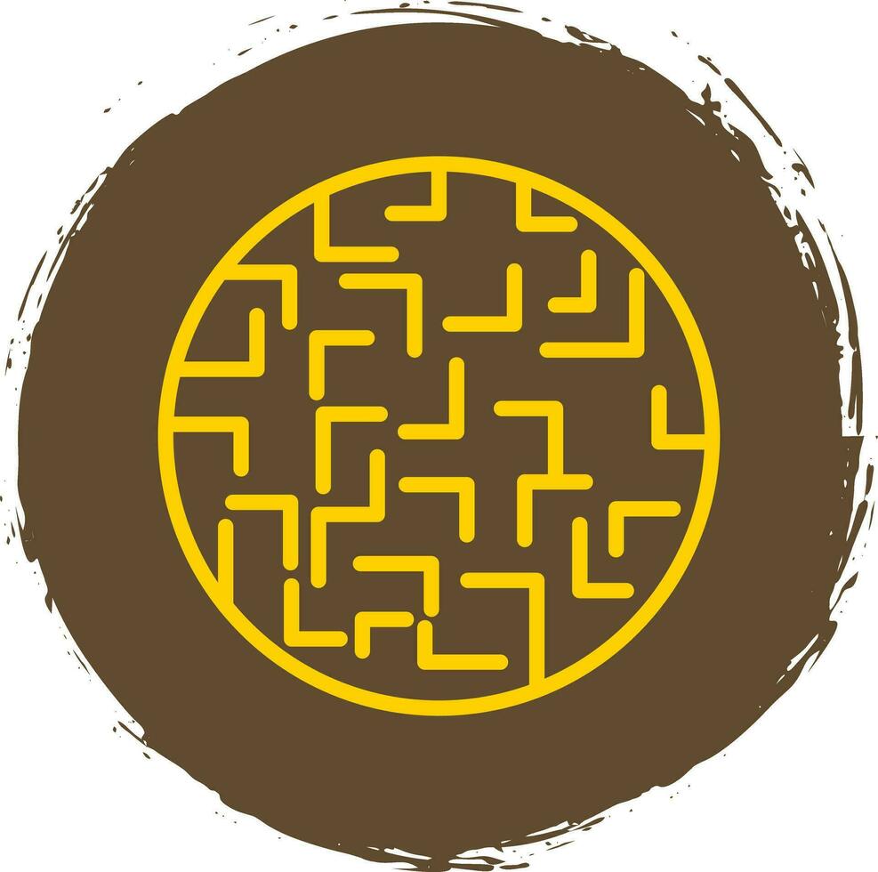 labyrint vektor ikon design