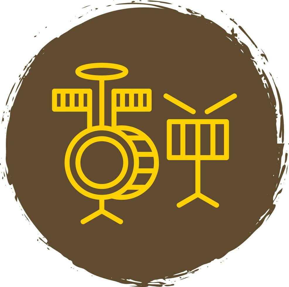 Schlagzeug Vektor Symbol Design