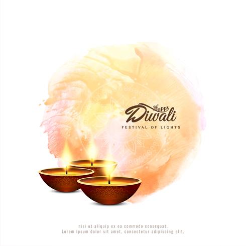 Abstrakter religiöser glücklicher Diwali-dekorativer Hintergrund vektor