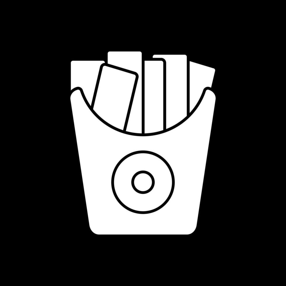 gebraten Kartoffeln Vektor Symbol Design