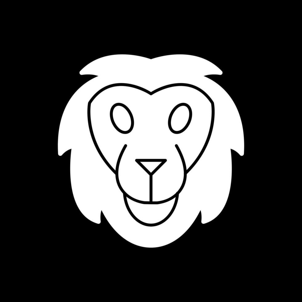 Löwen-Vektor-Icon-Design vektor