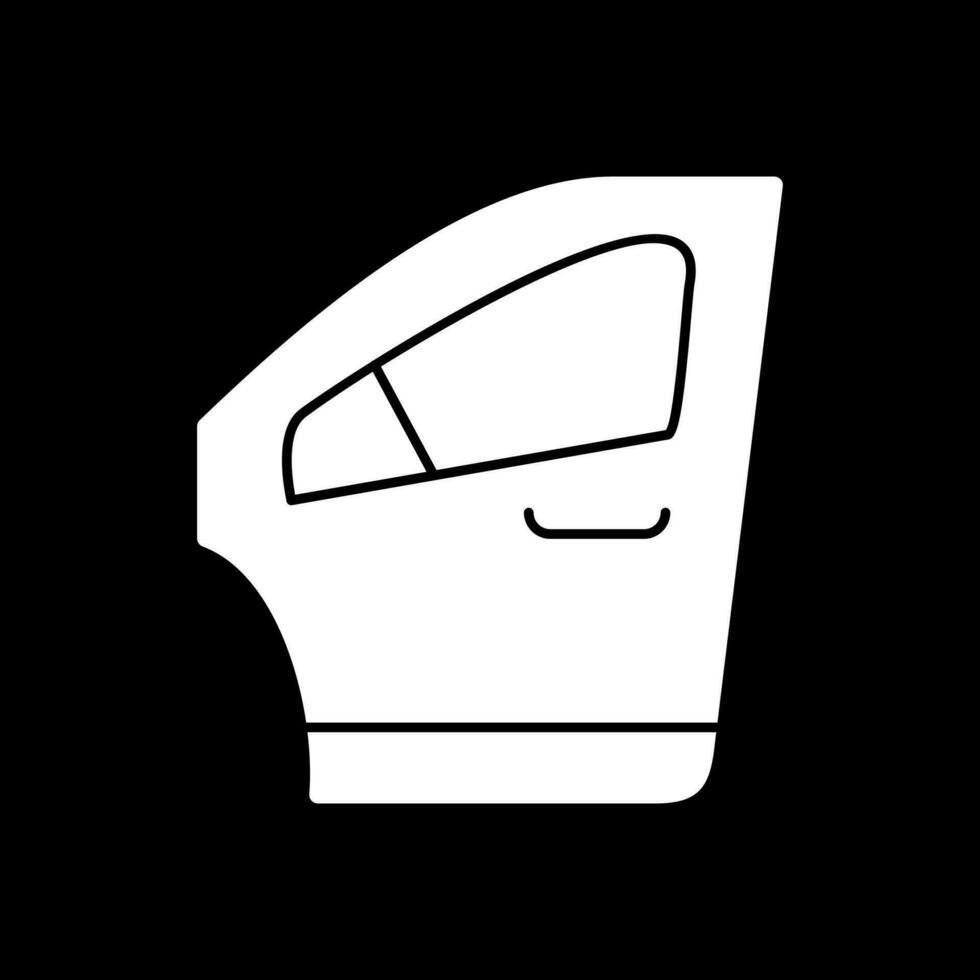 Autotür-Vektor-Icon-Design vektor