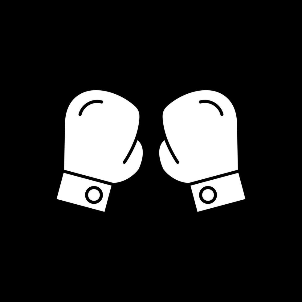 Boxhandschuhe Vektor-Icon-Design vektor