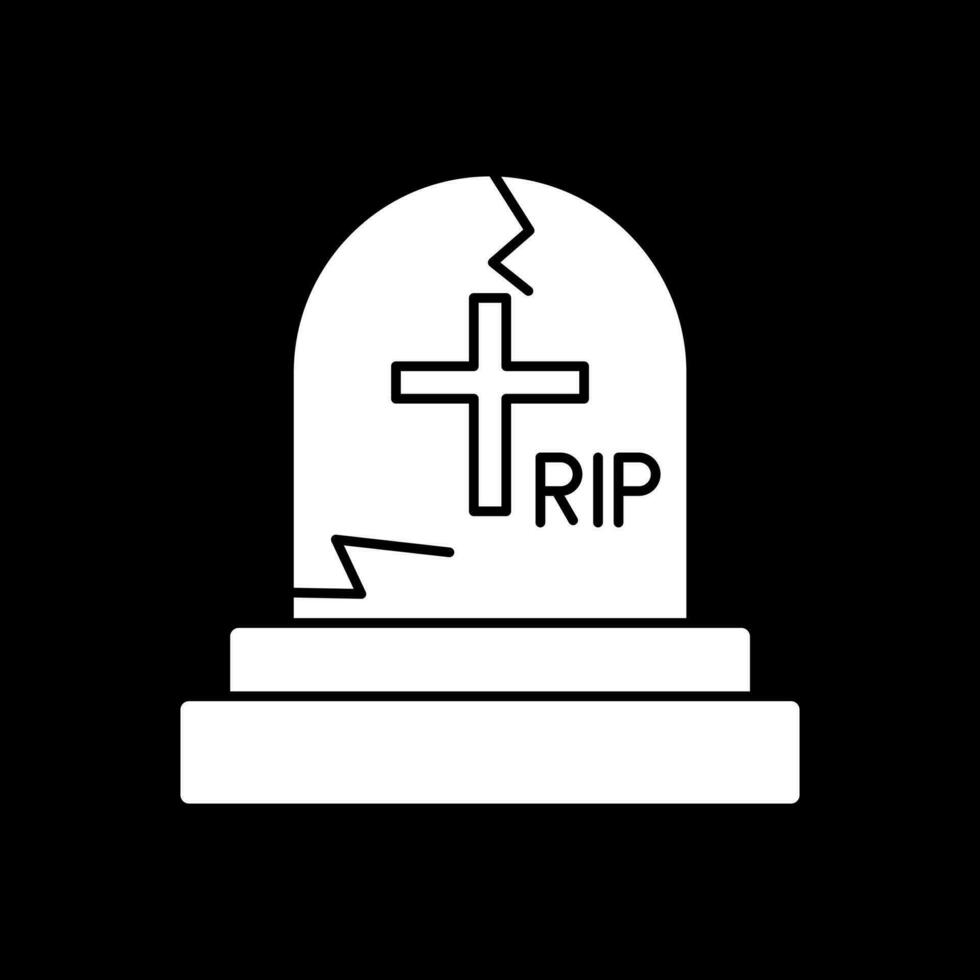 Friedhof-Vektor-Icon-Design vektor