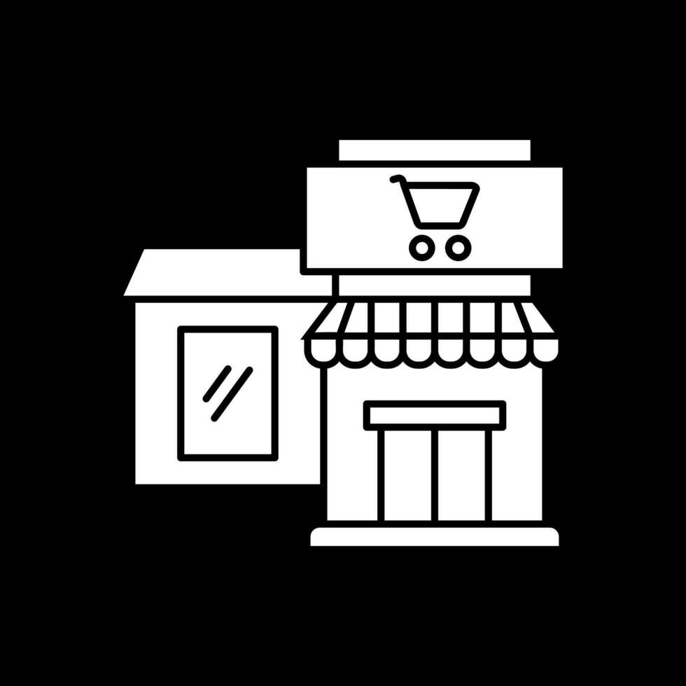 Supermarkt-Vektor-Icon-Design vektor